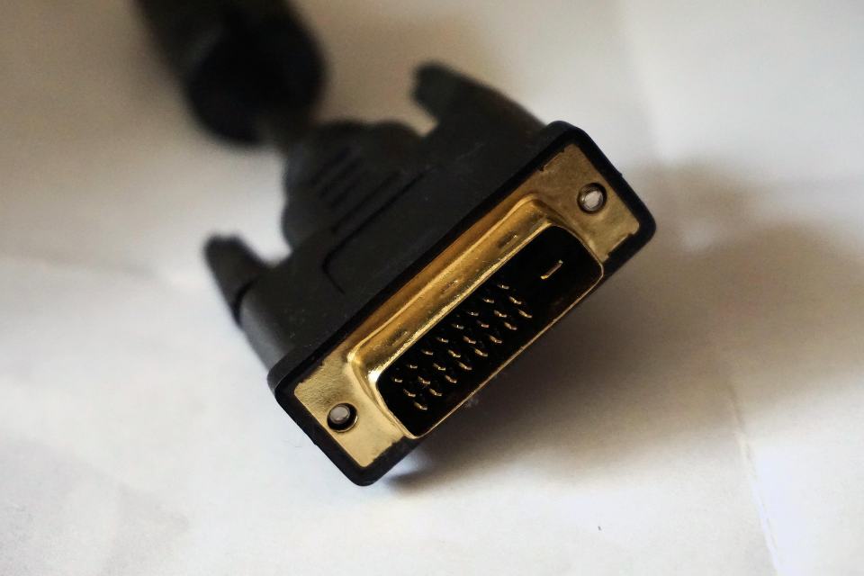 A DVI plug